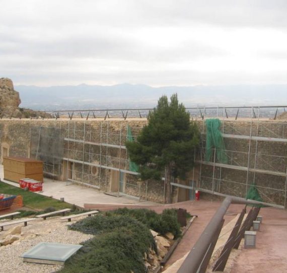 Restauración y consolidación en el Castillo de Lorca